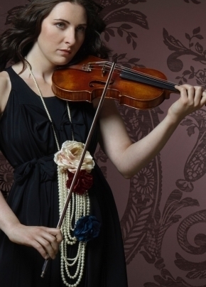 Music Academy for Young Aritsts. Portrait of Alissa Margulis, violinist; acclaimed chamber musician and recording artist.